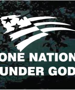 One Nation under God American Flag Decal Sticker