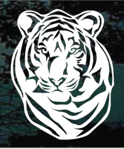 Tiger head mascot decal Sticker