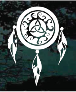 Dream Catcher Trinity symbol decal Sticker
