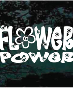 Flower Power decal Sticker