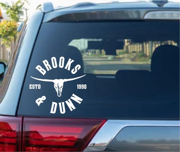 Brooks and Dunn - Band Stickers for cars and trucks