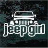 Jeep Girl Bold Window Decal Sticker for Jeeps