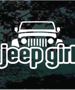 Jeep Girl Bold Window Decal Sticker for Jeeps
