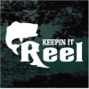 Keep it Reel fishing decal sticker for cars and trucks