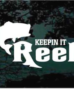 Keep it Reel fishing decal sticker for cars and trucks