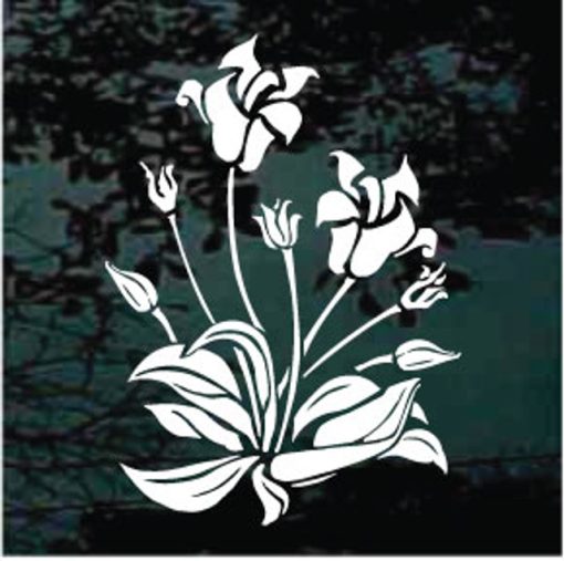 Lily Plant Flower decal sticker for cars and trucks