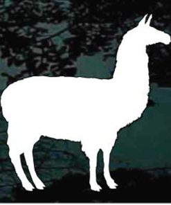 Llama decal sticker for cars and trucks