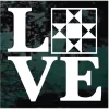 Love Quilting Window decal stickers for cars and trucks