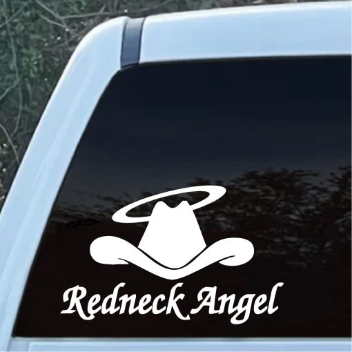 redneck Angel Decal Sticker