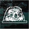 Sloth Peeking decal sticker for cars and trucks