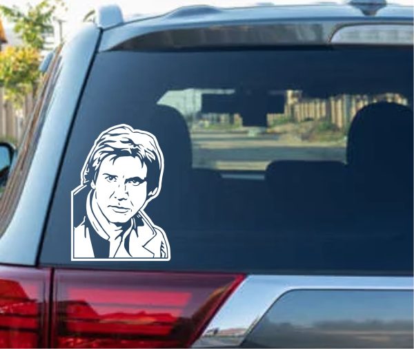 Star Wars Hans Solo Decal Sticker for cars and trucks
