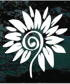 Sunflower Burst decal Sticker