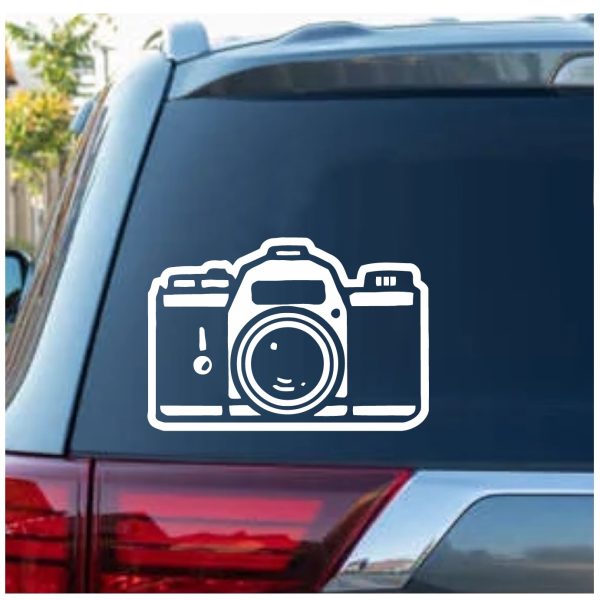 vintage camera decal sticker