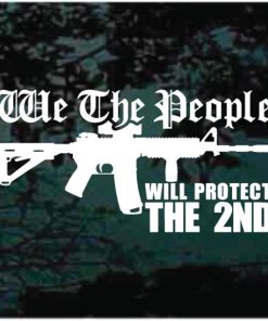 We the People will protect decal sticker for cars and trucks