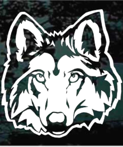 Wolf Head decal Sticker
