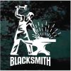 Blacksmith Anvil decal sticker for cars and trucks