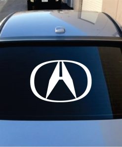 Acura rear window decal sticker