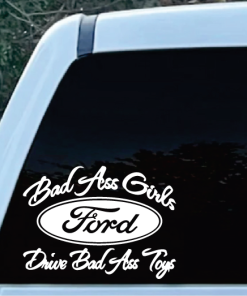 Ford Bad Ass Girls 2 - Ford Decal sticker