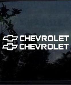 Chevy Bowtie set of 2 Truck Chevy window decal sticker
