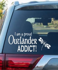 I am a Outlander Addict car decal sticker