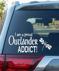 I am a Outlander Addict car decal sticker