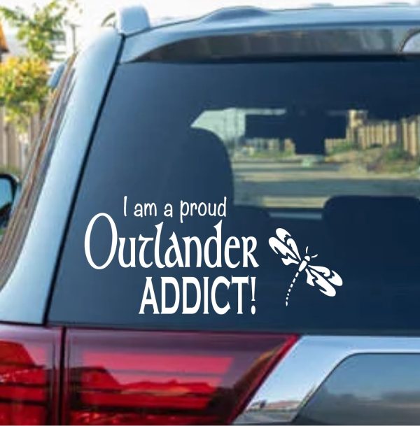 I am a Outlander Addict car decal sticker