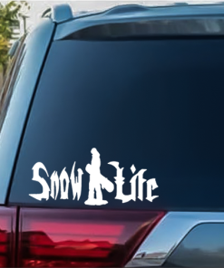 Snowboard Life Window Decal Sticker