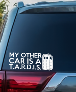 Doctor Who My Other Car is a TARDIS - Cartoon Stickers and Decals For your car and truck