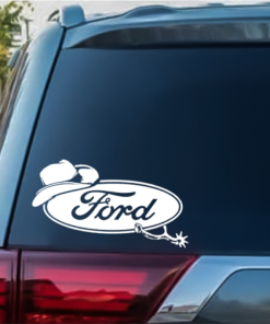 Ford Cowboy Truck - Ford Decal sticker