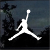 Air Jordan jumpman basketball car window sticker