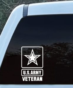 Army Veteran Window Decal Sticker