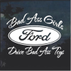 Ford Bad Ass Girls 2 - Ford Decal sticker