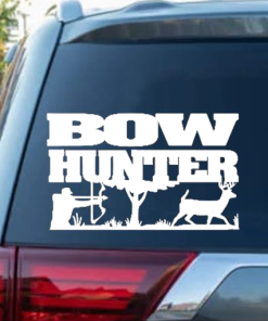 Bow Hunting Bow Hunter Window Decal Sticker