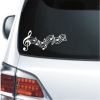 Music Notes long window decal Sticker
