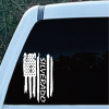 Chevy Silverado Weathered Flag Window Decal Sticker