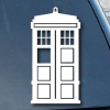 Dr Who Tardis window decal Sticker