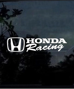 Honda Racing window decal Sticker