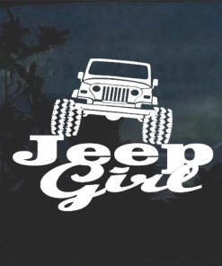 Jeep Girl Window Decal Sticker for Jeeps