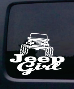 Jeep Girl Window Decal Sticker for Jeeps