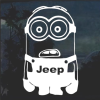 Jeep Minion JWindow Decal Sticker