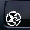 Jeep Weathered Star Punisher Skull Window Decal Sticker