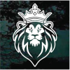 Lion crown King window decal Sticker