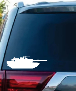 Tank Silhouette A3 Window Decal Sticker