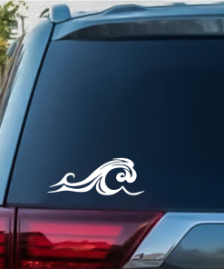 Sea Beach Wave Window Decal Sticker