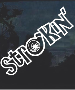 Truck Decal Sticker - Strokin Powerstroke Turbo