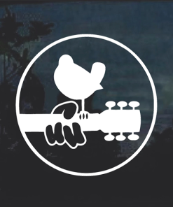 Woodstock Music Festival Window Decal Sticker