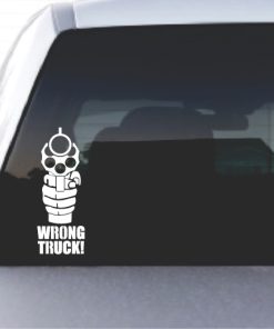 Wrong Truck Window Decal Sticker