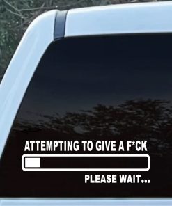 attempting to give a f decal sticker