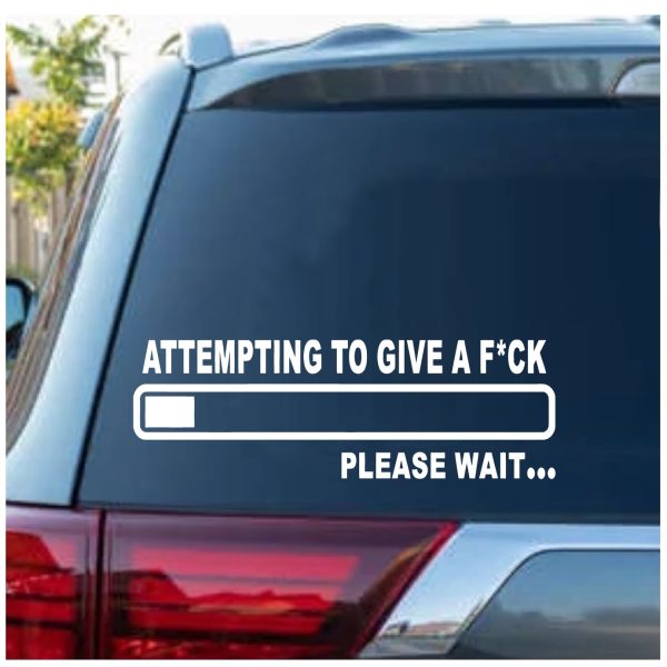 attempting to give a fu decal sticker