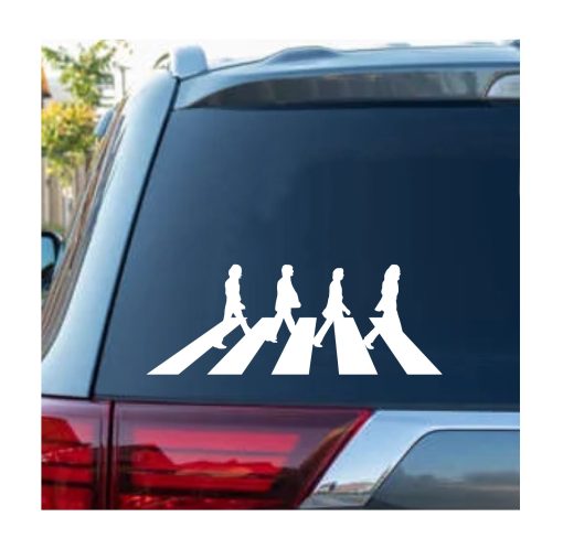Beatles abbey road decal sticker for cars and trucks